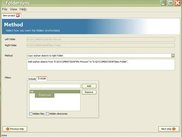 Foldersync 0.1 beta 1 on Windows XP - Methods