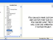 You can also have custom text and size