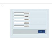 Upload Pictures screen