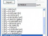 Catalog of conversion factors and unit converter.