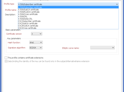 Creating certificate profiles and CRLs