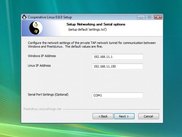 installation network settings