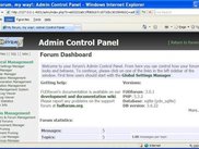 FUDforum's Admin Control Panel.