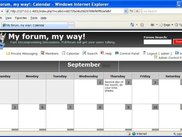 FUDforum's Calendar.
