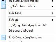 Menu chính