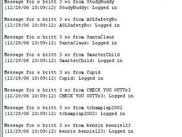 Console/shell logging of chat sessions