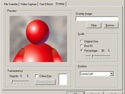 Overlay settings dialog
