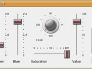 Color Mixer using Potentiometer controls