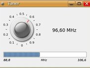 Tuner using a Knob control that allows multiple revolutions
