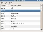 Main Window - list your processes