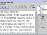Ganza's main window using the Java look and feel. (Linux)