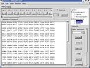 Ganza's main window using the GTK look and feel. (Linux)