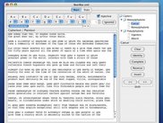 Ganza's main window using the Aqua LAF. (Mac OS X)