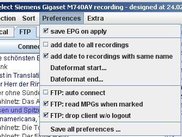 Recommended preferences