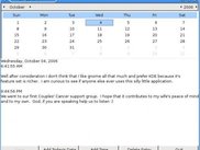 gDiary running under KDE Linux