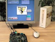 Genode FX demo running on the Xilinx Spartan3A Starter Kit