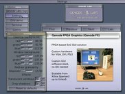 Genode FX version 9.03 running the default demo project