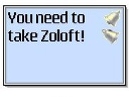 Pill alarm, Java ME port (Nokia phone emulator)