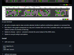 git-cal Screenshot 1