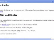 Example with cURL and HTMLWindow showing an RSS feed.