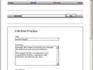Editing a best practice.
