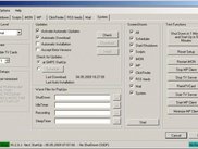 System Setup Screen