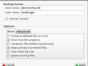 The Settings window