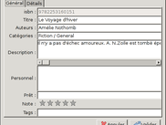 add book dialog (french version)