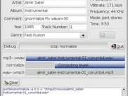 You can change the id3 tag of file