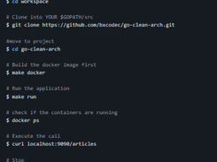 go-clean-arch Screenshot 2