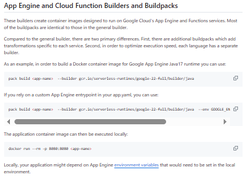 Google Cloud's buildpacks Screenshot 1