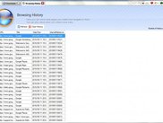 Goona Browser browsing history tab
