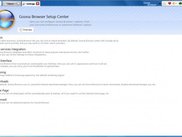 The Goona Browser Setup Center