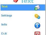 goText midlet 1.0 - main menu