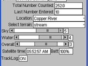 gpsDataLogger- Data capture tab