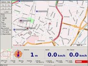 Gpsdrive using Mapnik. More screenshots at www.gpsdrive.de
