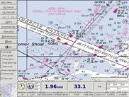 GpsDrive 2.09 with BSB Raster Nautical Chart as backdrop