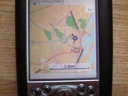 GpsDrive running on an iPAQ PDA