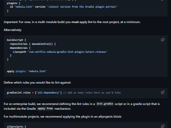 Gradle Lint Plugin Screenshot 1