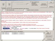 1. View of Grammar first/main/text screen.