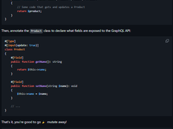 GraphQLite for PHP Screenshot 1