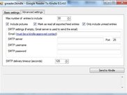Greader2Kindle more advanced settings