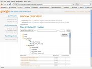 Manage files in your review, diff against a branch or rev