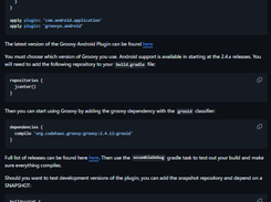 Groovy Android Gradle Plugin Screenshot 1