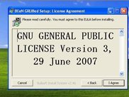 Uses the GNU GPL
