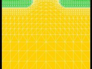 The mesh of NMOS transistor