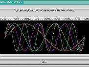 A sample application showing several sinus curves.