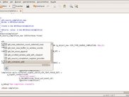 gedit plugin completing previously written words
