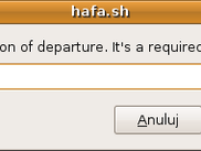 Station input window