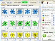 Detailed piece selection interface